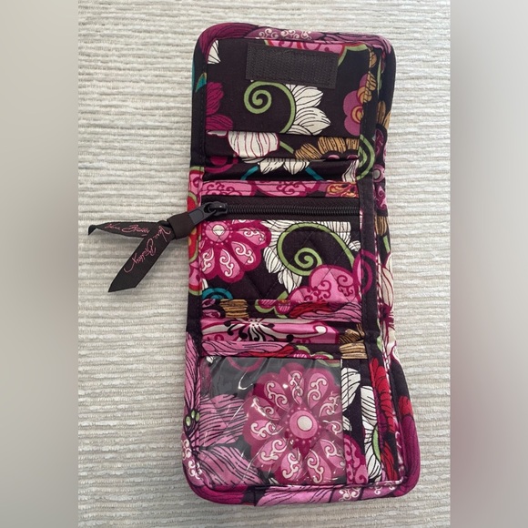 NWOT Vera Bradley Wallet 
•Mod Floral Pink Brown
•Retired Tri Fold - Picture 2 of 7